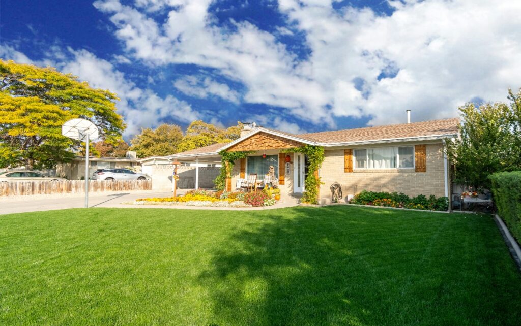 Green and well-maintained ground